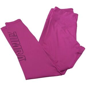 Zumba Wear Women's Pink Athletic Leggings Size L